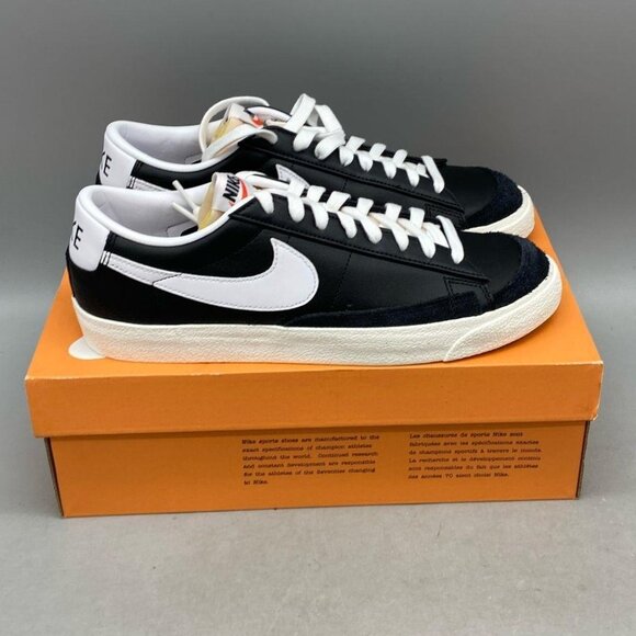Nike Blazer Low 77 VNTG Black/Sail/White LTR DA6364-001 Retro Classic Trainer - Picture 3 of 10